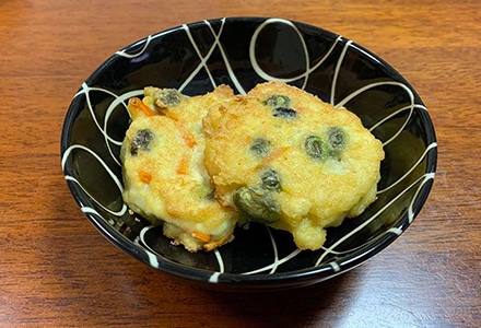  豆腐と枝豆のがんも風